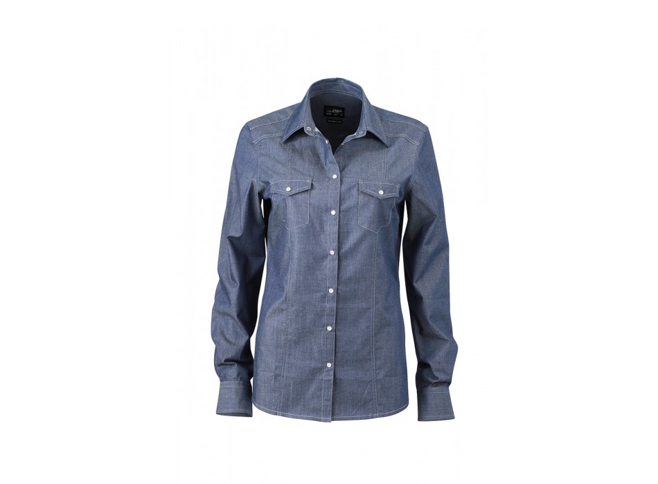 LADIES DENIM SHIRT 100%C J&N FullGadgets.com