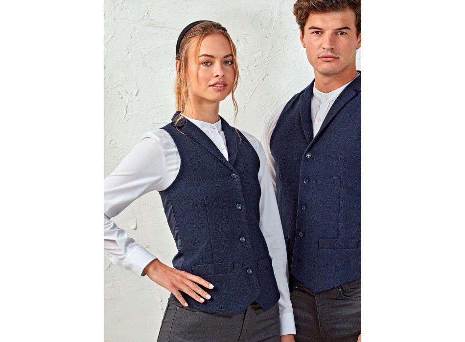 Ladies' Herringbone Waistcoat FullGadgets.com