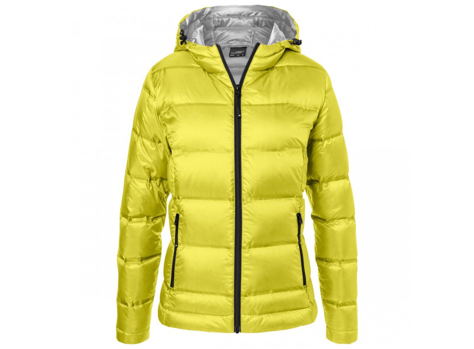 Ladies' Hood Down Jacket100%P FullGadgets.com