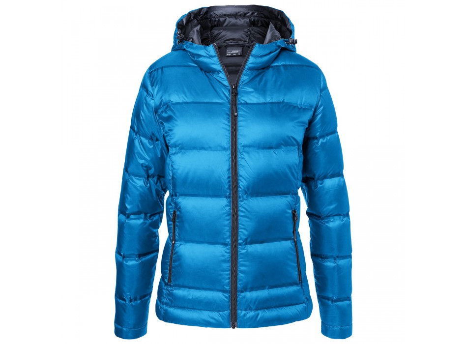 Ladies' Hood Down Jacket100%P FullGadgets.com