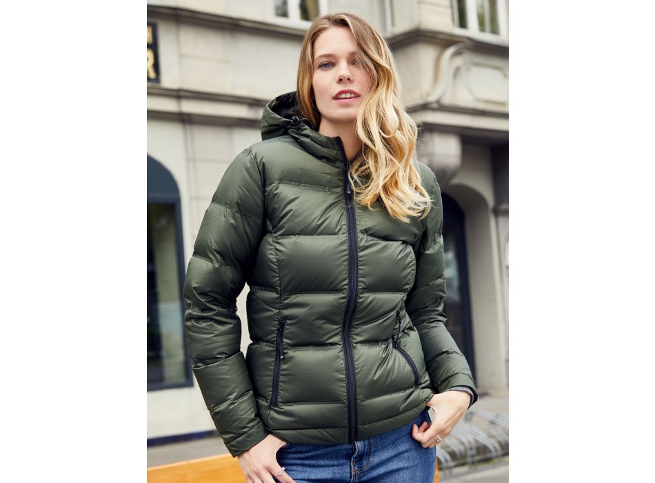 Ladies' Hooded Down Jacket FullGadgets.com