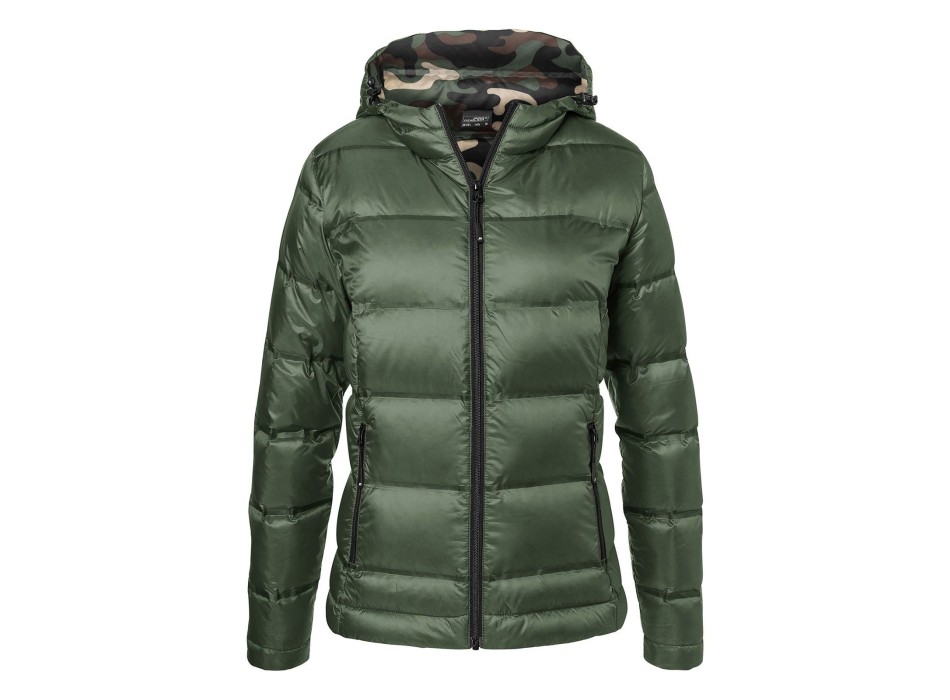 Ladies' Hooded Down Jacket FullGadgets.com