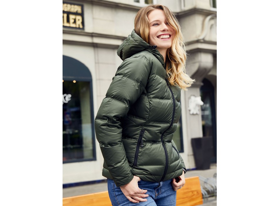 Ladies' Hooded Down Jacket FullGadgets.com