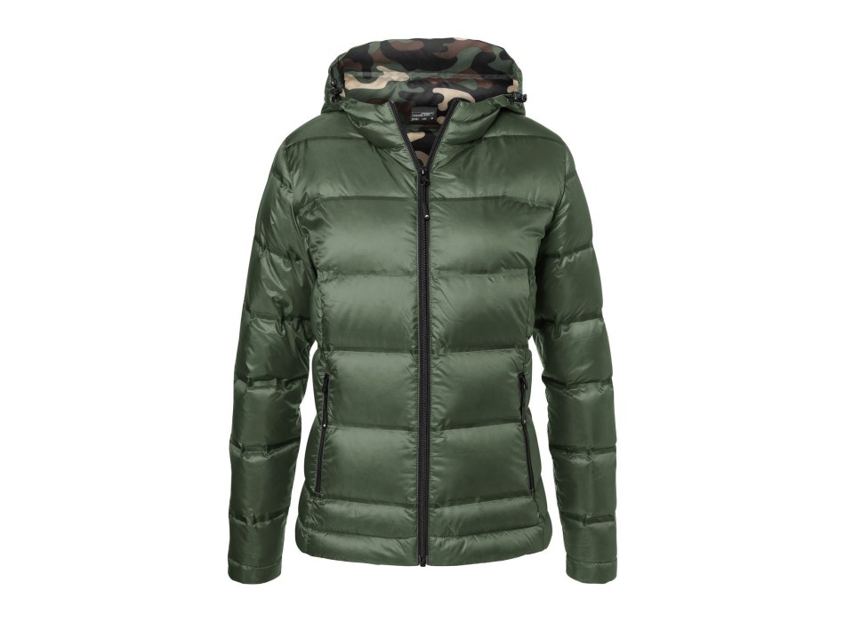 Ladies' Hooded Down Jacket FullGadgets.com