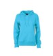 LADIES HOODED SWEAT 80%C20%P FullGadgets.com