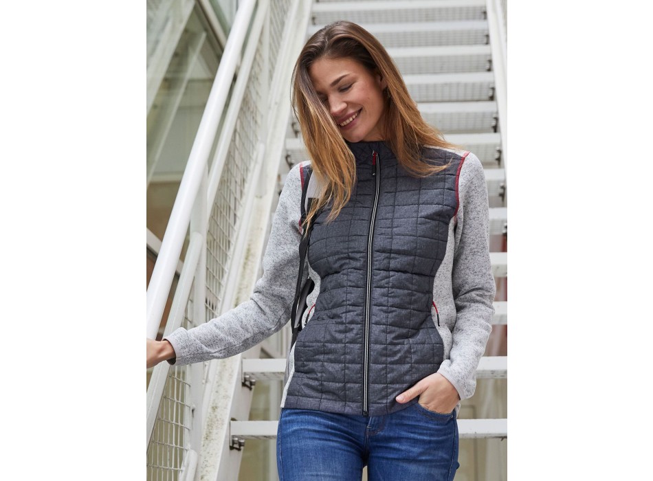 Ladies' Knitted Hybrid Jacket FullGadgets.com