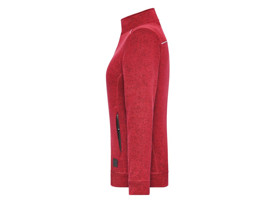 Ladies' Knitted Workwear Fleece Jacket - Solid FullGadgets.com