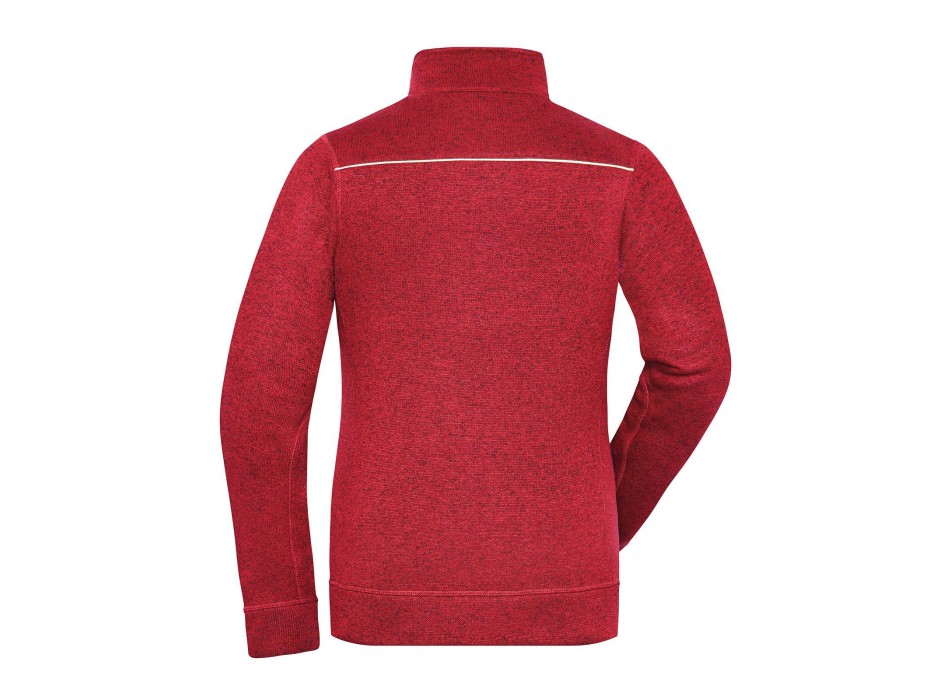 Ladies' Knitted Workwear Fleece Jacket - Solid FullGadgets.com