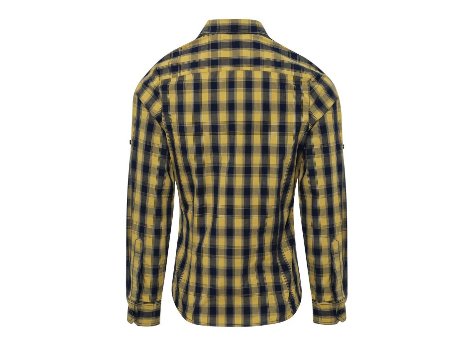 Ladies' LSL 'Mulligan' Check Cotton Bar Shirt     t FullGadgets.com