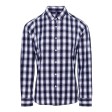 Ladies' LSL 'Mulligan' Check Cotton Bar Shirt     t FullGadgets.com