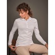 Ladies Luxury Stretch Long Sleeve Polo FullGadgets.com