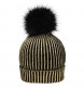 Ladies' Metallic Beanie 100%P FullGadgets.com