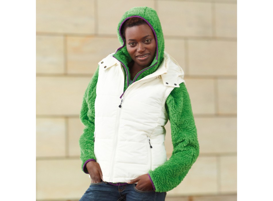 LADIES PADDED VEST 100%P J&N FullGadgets.com