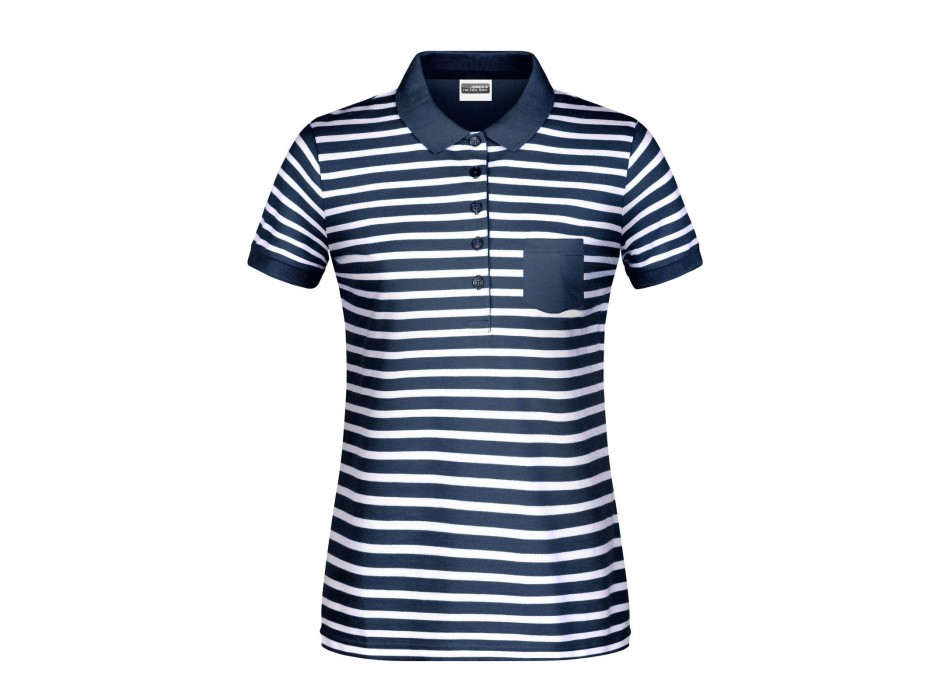 Ladies' Polo Striped FullGadgets.com