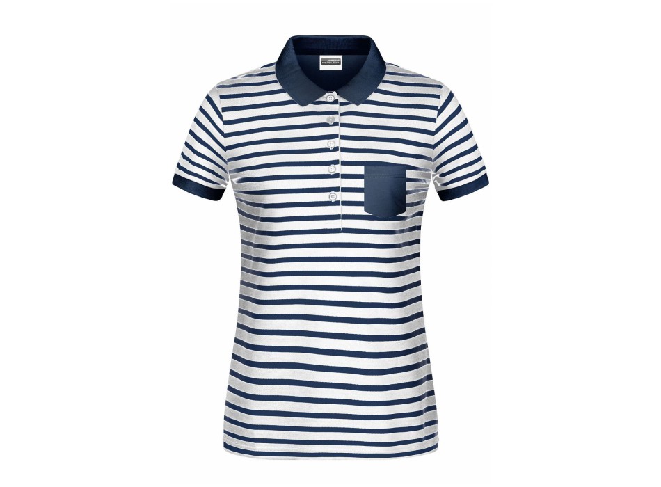 Ladies' Polo Striped FullGadgets.com