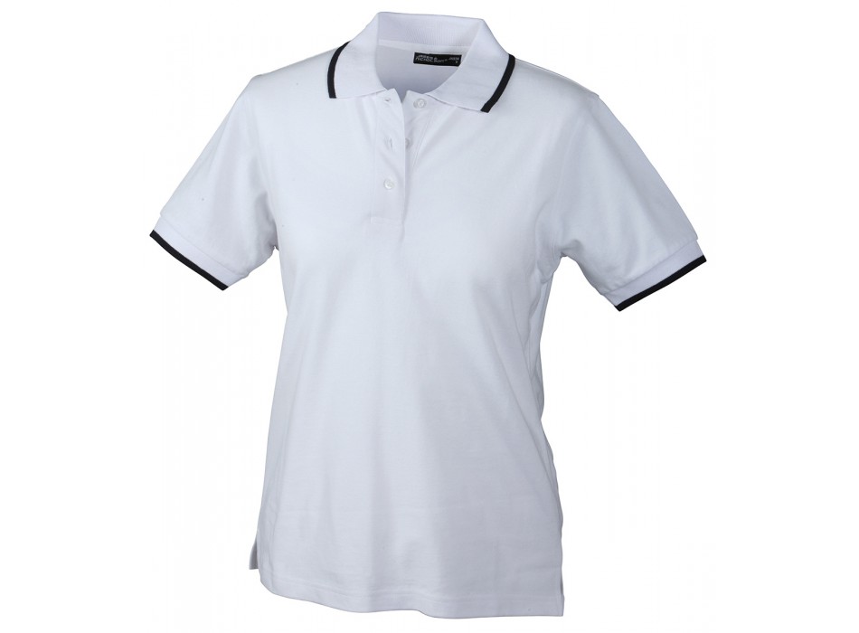 LADIES POLO TIPPING 100%C J&N FullGadgets.com