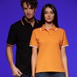 LADIES POLO TIPPING 100%C J&N FullGadgets.com