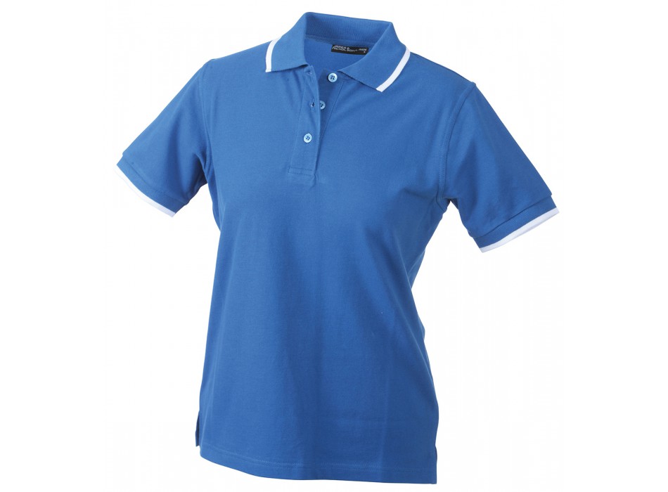 LADIES POLO TIPPING 100%C J&N FullGadgets.com