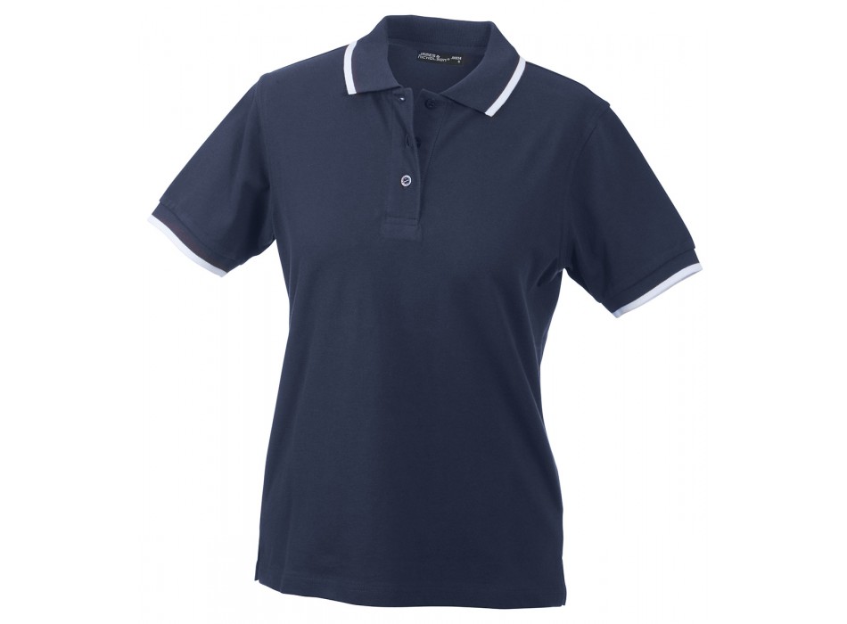 LADIES POLO TIPPING 100%C J&N FullGadgets.com