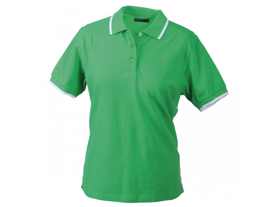 LADIES POLO TIPPING 100%C J&N FullGadgets.com