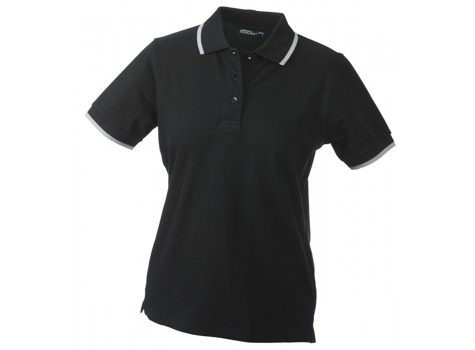 LADIES POLO TIPPING 100%C J&N FullGadgets.com