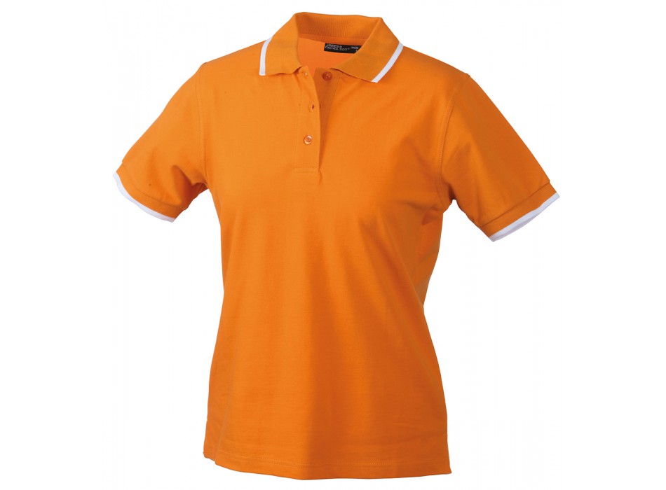 LADIES POLO TIPPING 100%C J&N FullGadgets.com