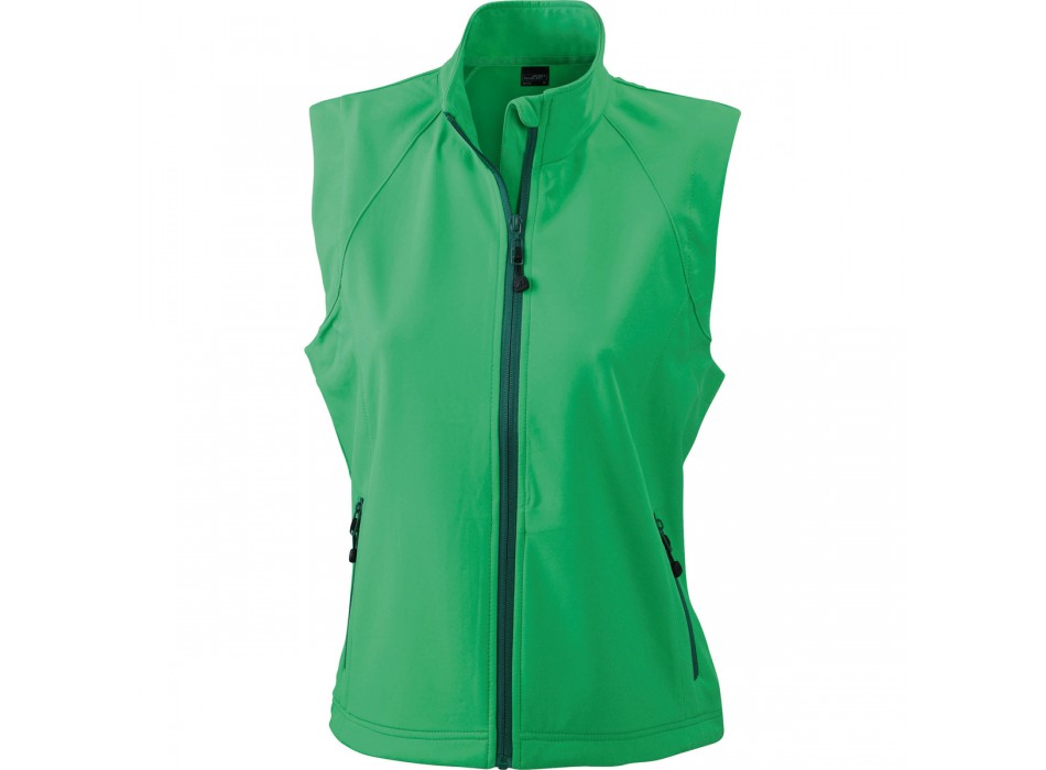 LADIES SOFTSHELL VEST 90%P 10% FullGadgets.com