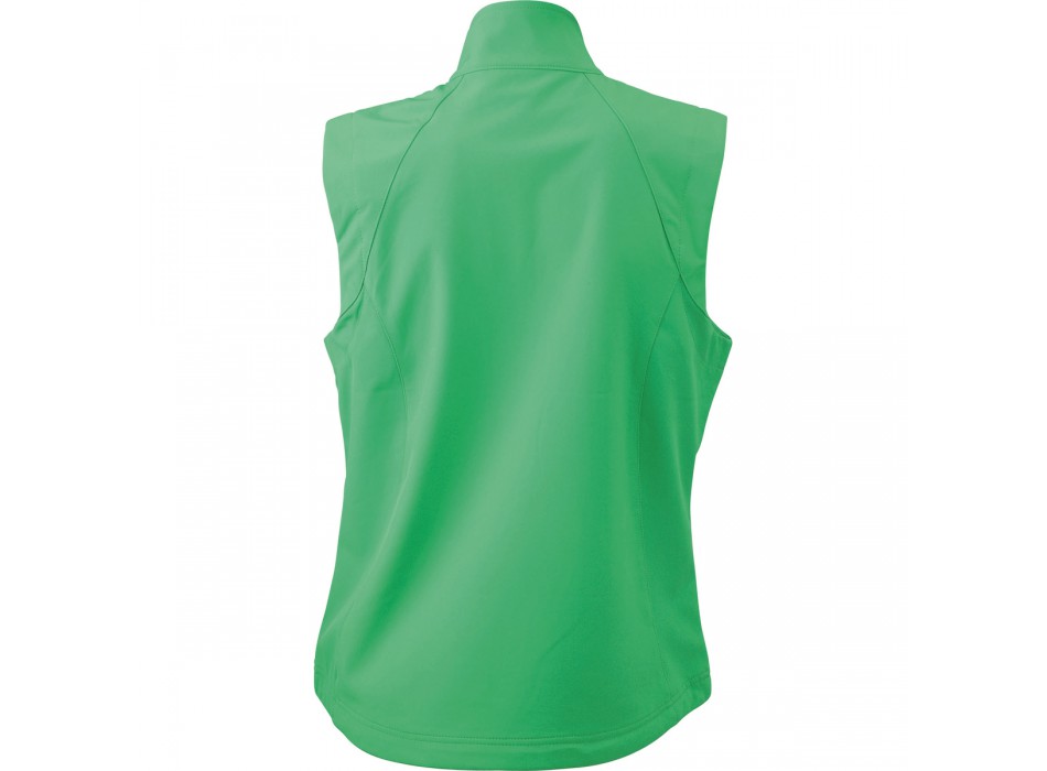 LADIES SOFTSHELL VEST 90%P 10% FullGadgets.com