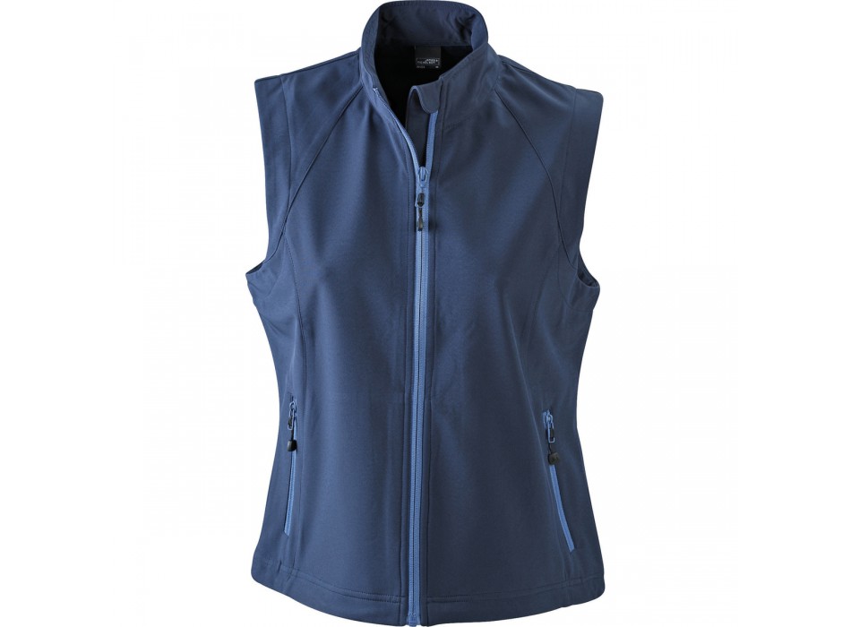 LADIES SOFTSHELL VEST 90%P 10% FullGadgets.com