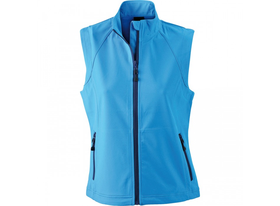 LADIES SOFTSHELL VEST 90%P 10% FullGadgets.com