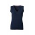 Ladies V-Neck Gilet 100% Cotone Personalizzabile J&N