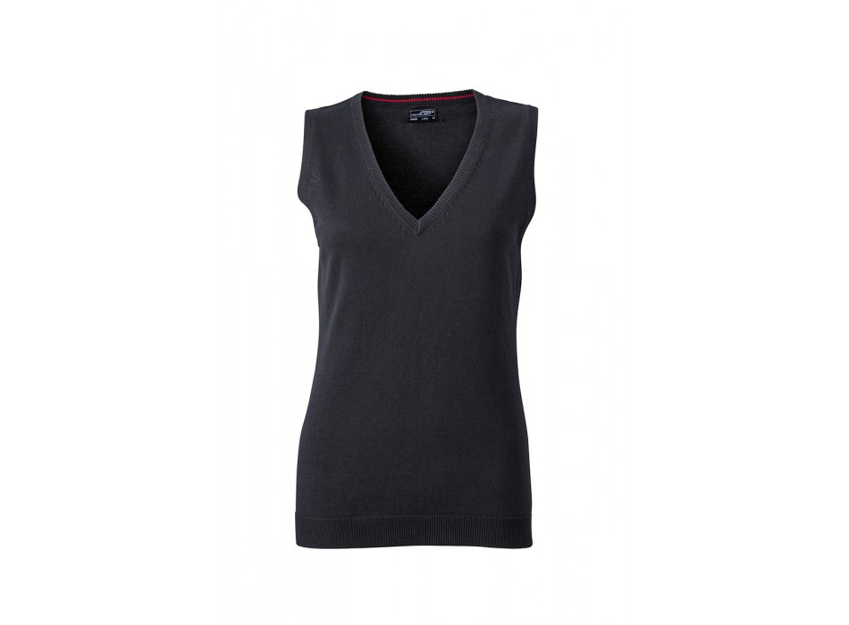 LADIES V-NECK GILET 100%C J&N FullGadgets.com