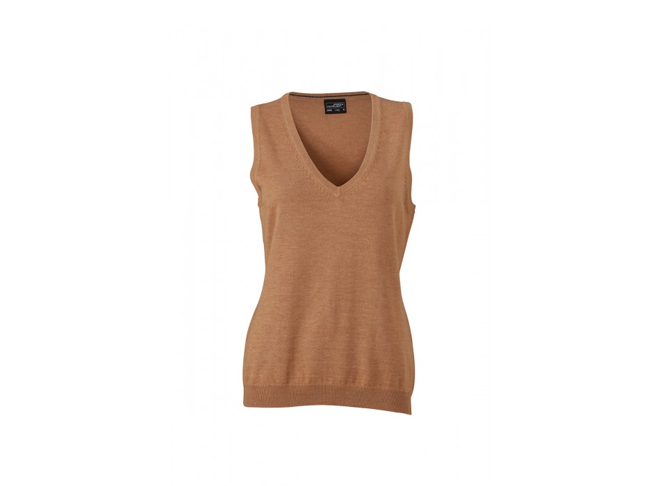 LADIES V-NECK GILET 100%C J&N FullGadgets.com