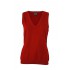 Ladies V-Neck Gilet 100% Cotone Personalizzabile J&N