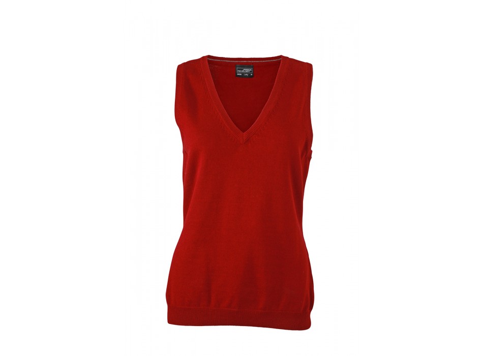 LADIES V-NECK GILET 100%C J&N FullGadgets.com