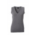 Ladies V-Neck Gilet 100% Cotone Personalizzabile J&N