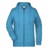 Ladies' Zip Hoody 85%Ocs 15% Poliestere Personalizzabile |James 6 Nicholson