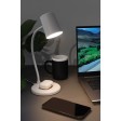 Lampada Zanara con caricatore wireless 15W in plastica RCS FullGadgets.com