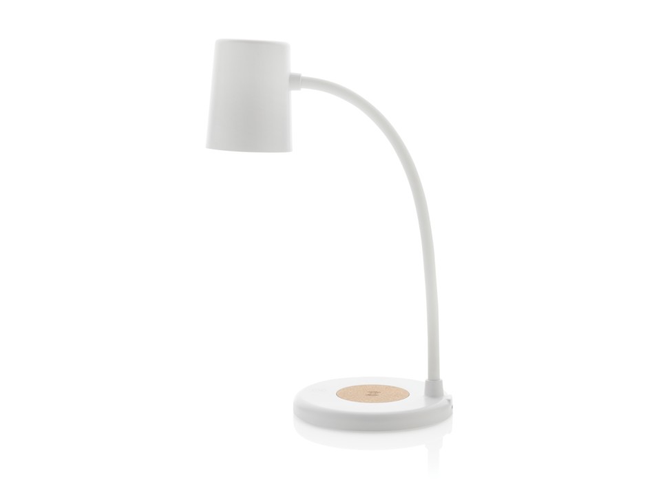 Lampada Zanara con caricatore wireless 15W in plastica RCS FullGadgets.com