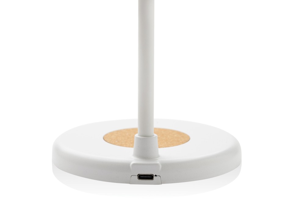 Lampada Zanara con caricatore wireless 15W in plastica RCS FullGadgets.com