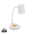 Lampada Zanara con caricatore wireless 15W in plastica RCS FullGadgets.com