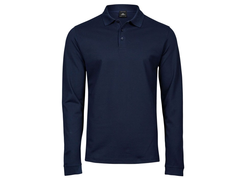 Luxury Stretch Long Sleeve Polo FullGadgets.com