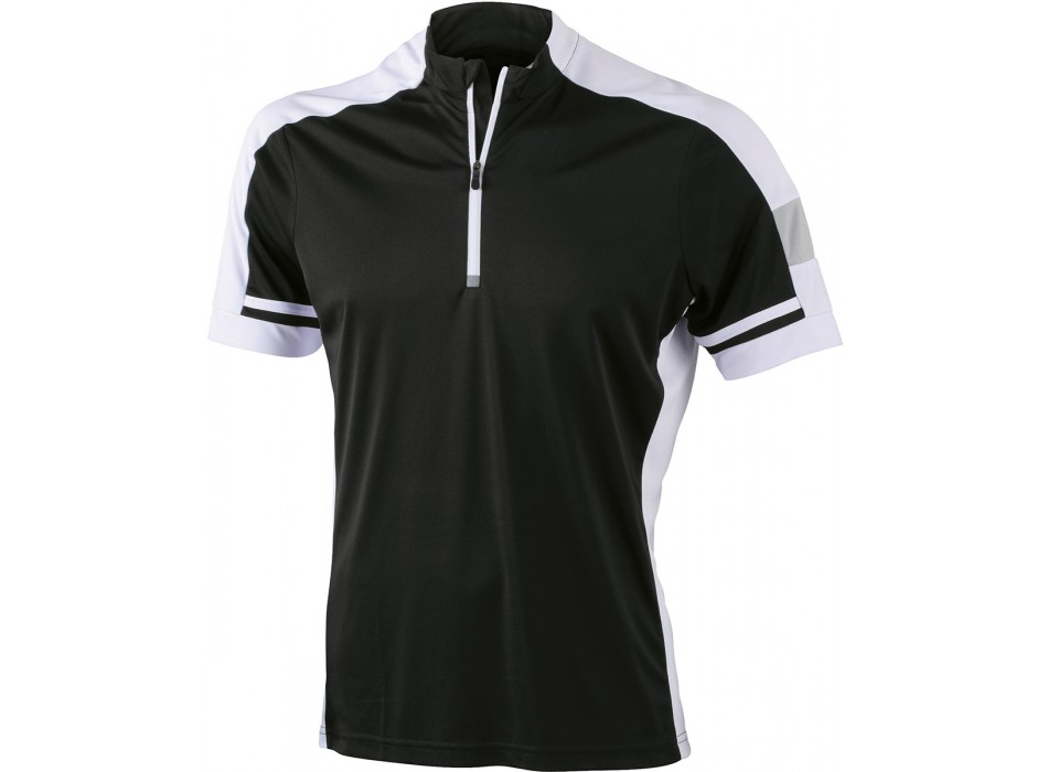 MEN BIKE-T 1/2 ZIP 100%P J&N FullGadgets.com