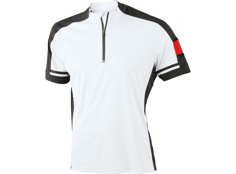 MEN BIKE-T 1/2 ZIP 100%P J&N FullGadgets.com