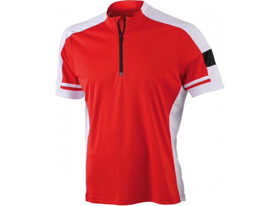 MEN BIKE-T 1/2 ZIP 100%P J&N FullGadgets.com