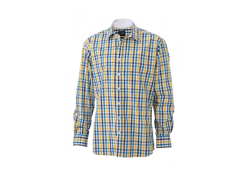 MEN CHECKED SHIRT M/L 100%C FullGadgets.com