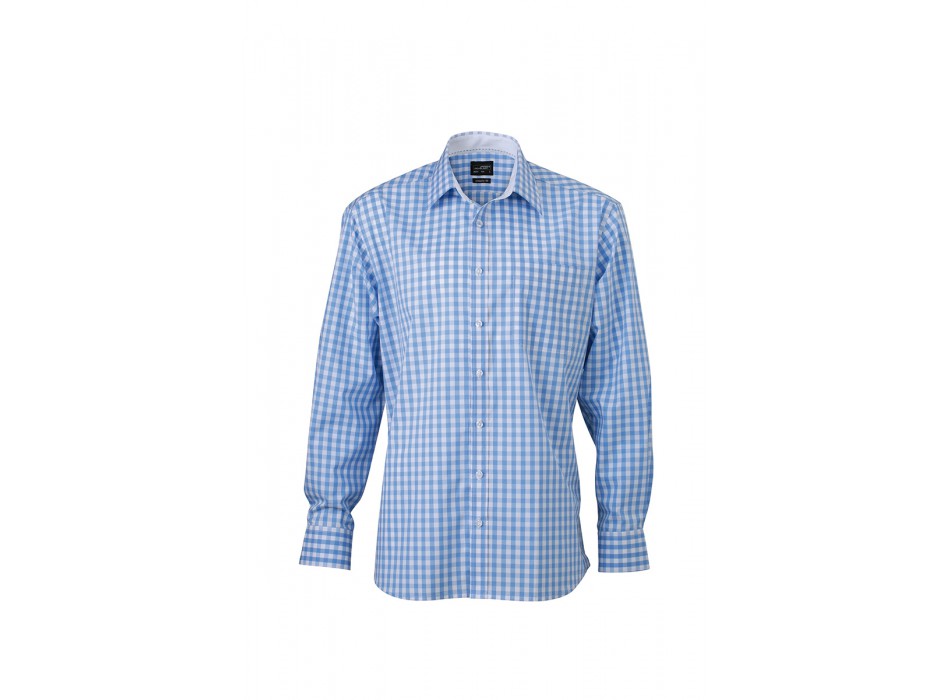 MEN CHECKED SHIRT M/L 100%C FullGadgets.com