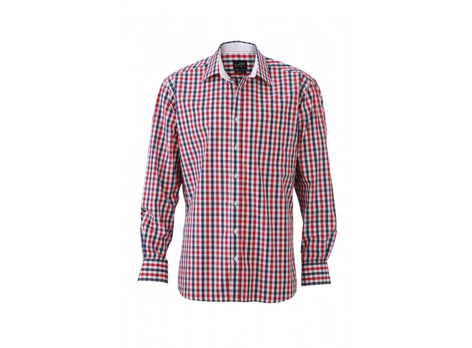 MEN CHECKED SHIRT M/L 100%C FullGadgets.com