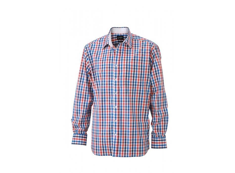 MEN CHECKED SHIRT M/L 100%C FullGadgets.com