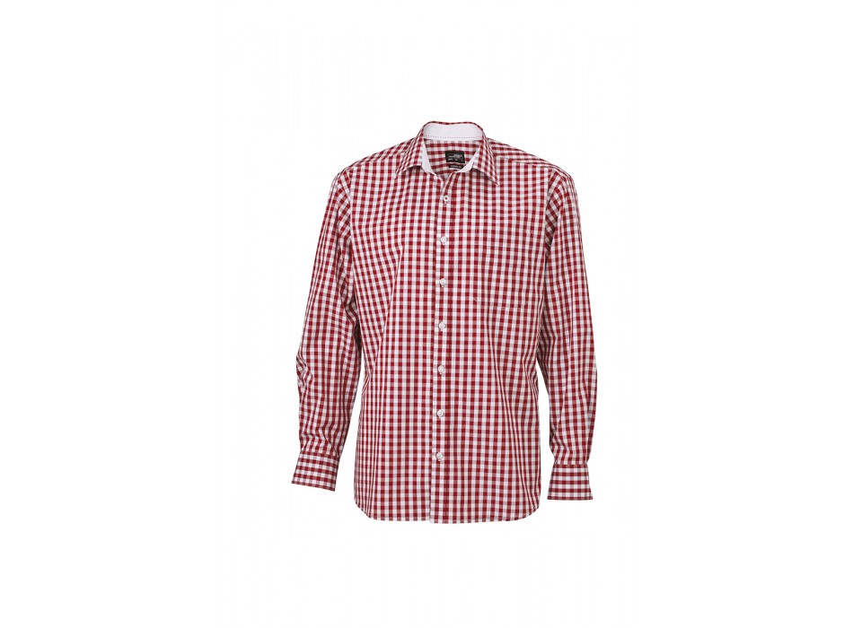 MEN CHECKED SHIRT M/L 100%C FullGadgets.com